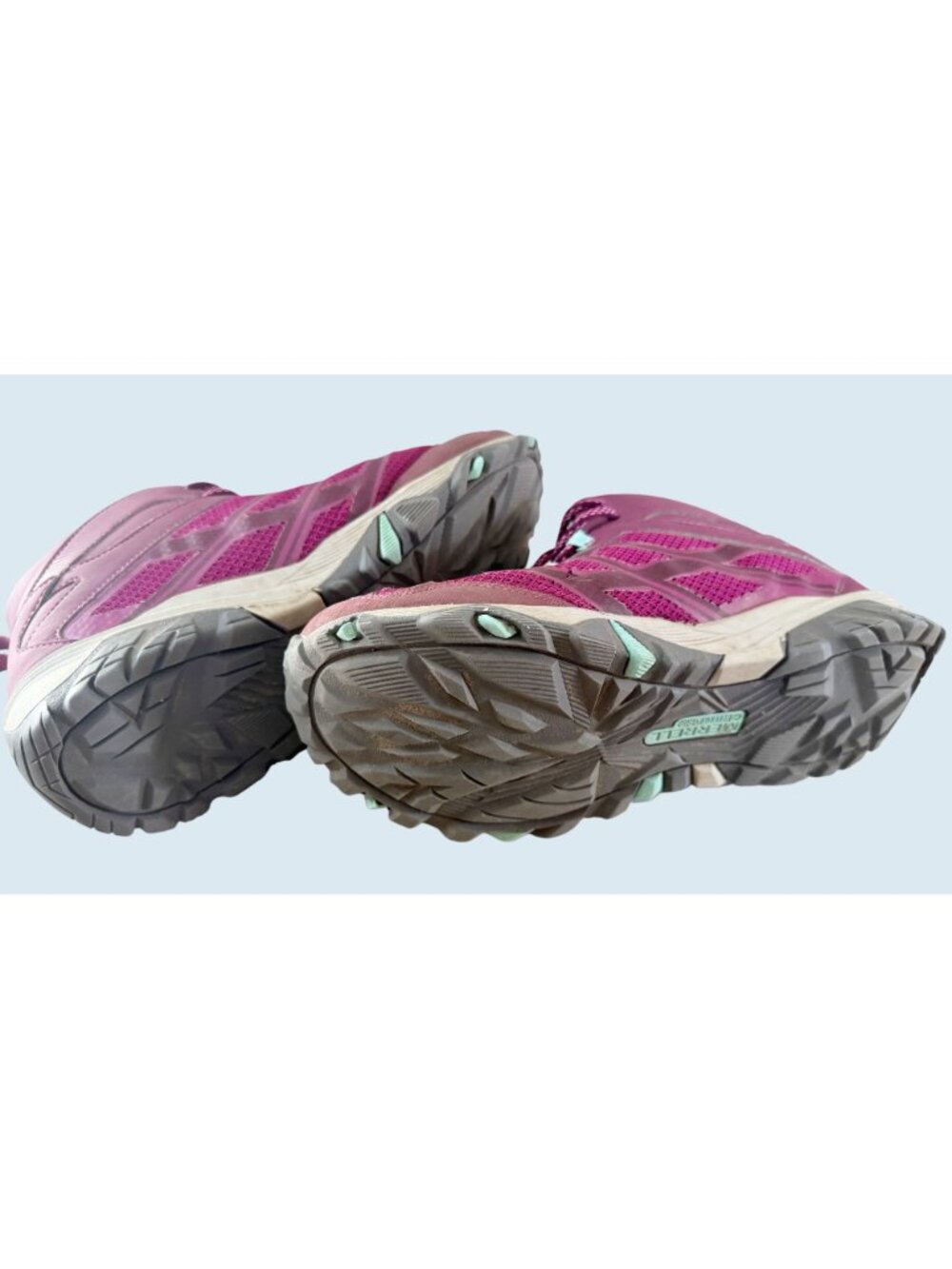MERRELL Moab FST Mid Waterproof Purple Blue Hiking Outdoor Boots Size 7 - Picture 8 of 8